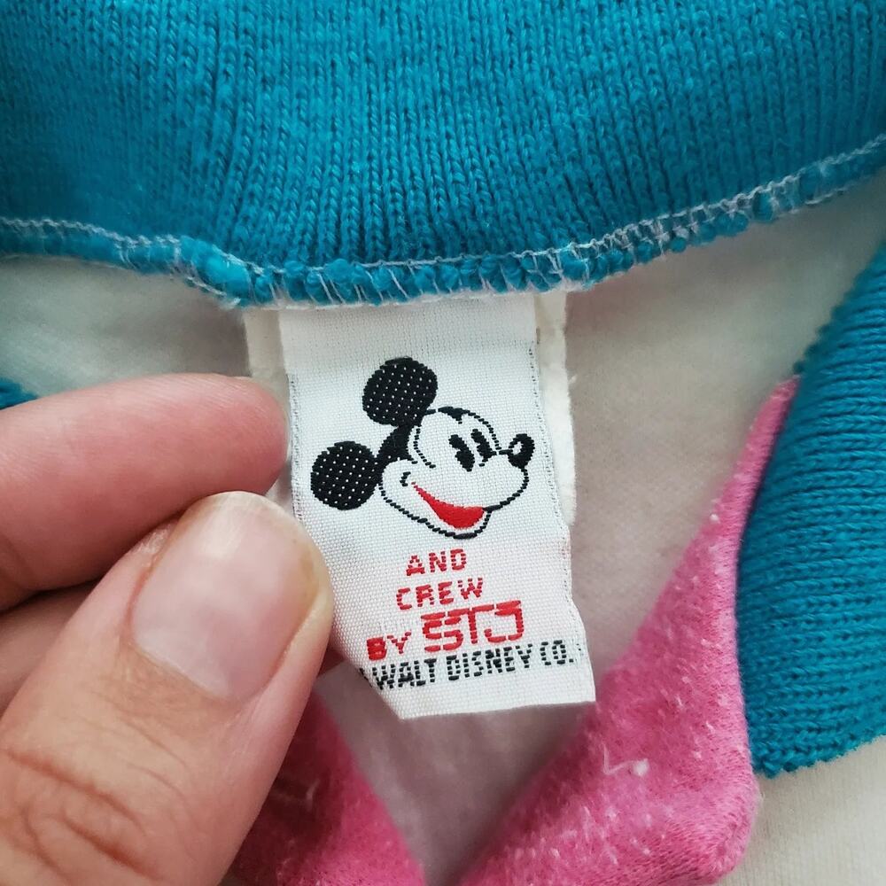 Vintage Disney Mickey Mouse Color Pop Shirt 3t - Picture 5 of 10
